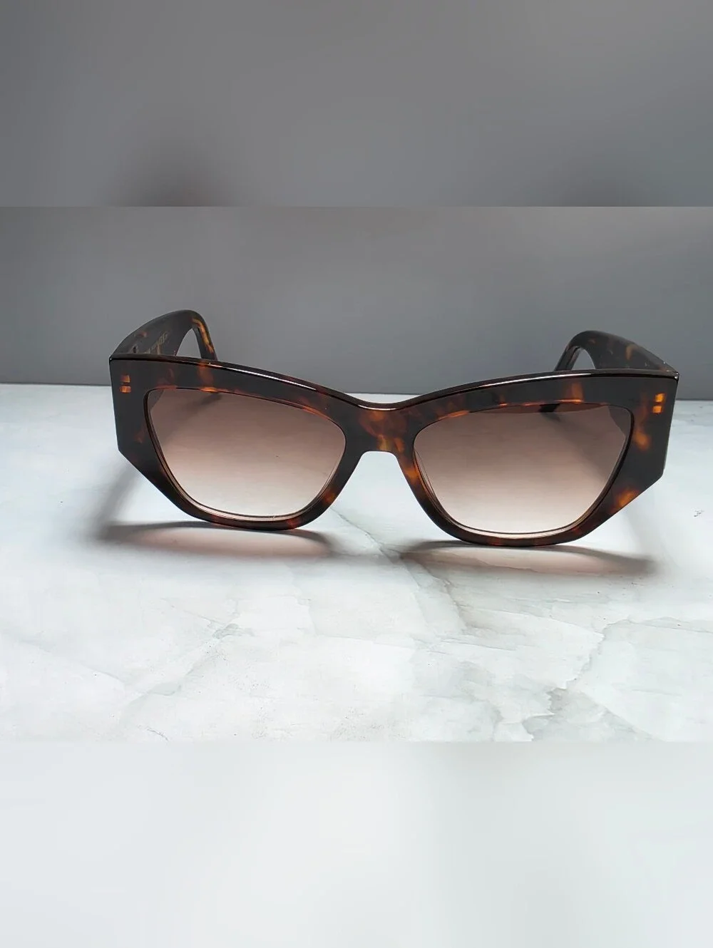 Victoria Beckham VB645S 234 Dark Havana Cat Eye Sunglasses
